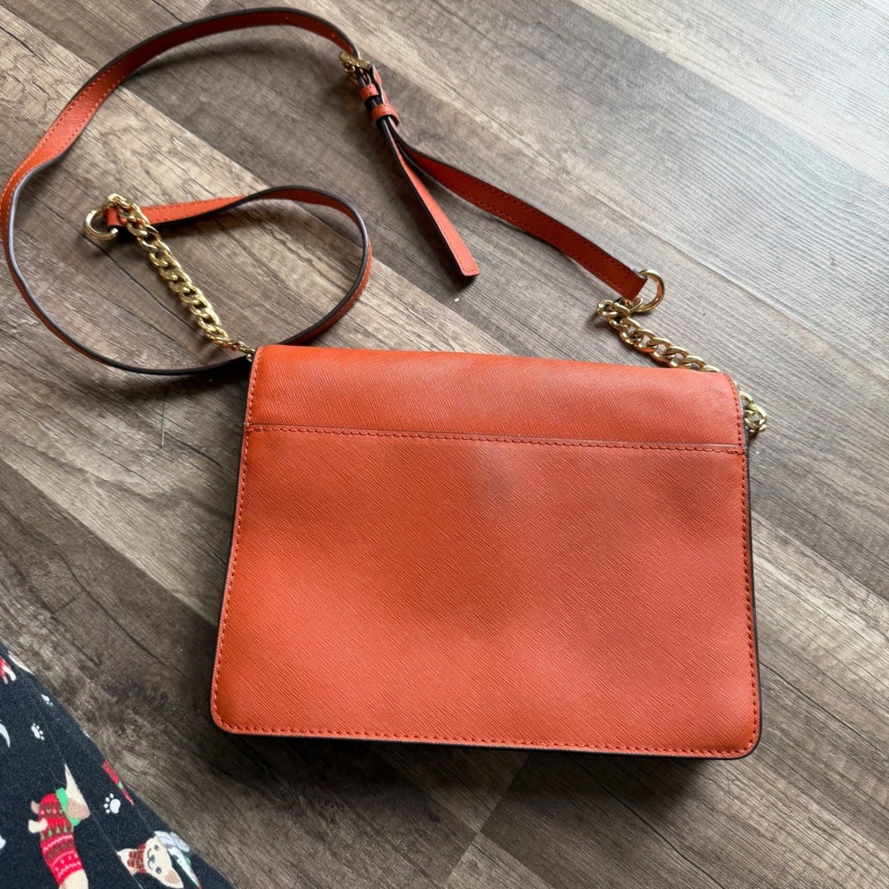 Michael Kors Saffiano Leather Crossbody Bag - Picture 6 of 7